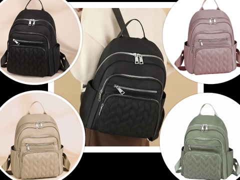 CBL - Tas Ransel Wanita Bordir Waterproof Bahan Nilon Backpack Jotta CBLC20JOTTA