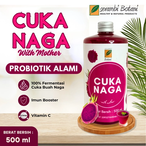 SERAMBI BOTANI - Cuka Buah Naga With Mother Original Probiotik