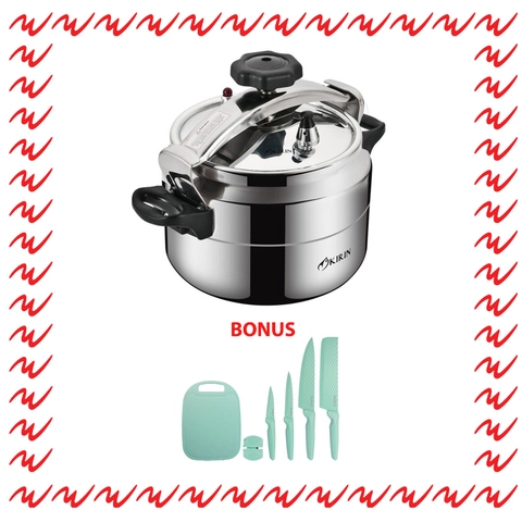 UTAMAMEGA - Kirin Panci Presto 12Liter Bonus Pisau Set