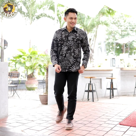 COLLECTION SARJANA - KEMEJA BATIK DEWASA - TERBARU UNTUK KAIN KATUN PRIMA - BATIK PAGER