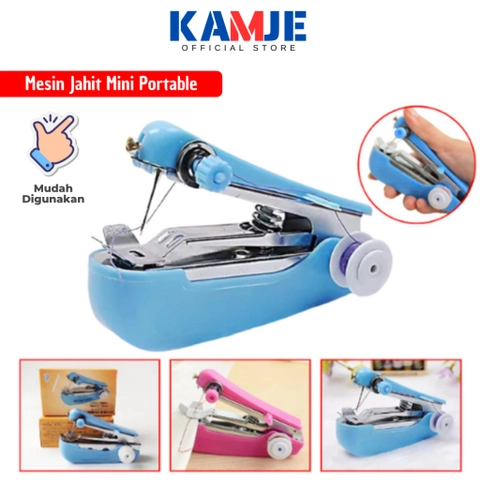 KAMJE Mesin Jahit Portable Mini Tangan Manual KMJ057