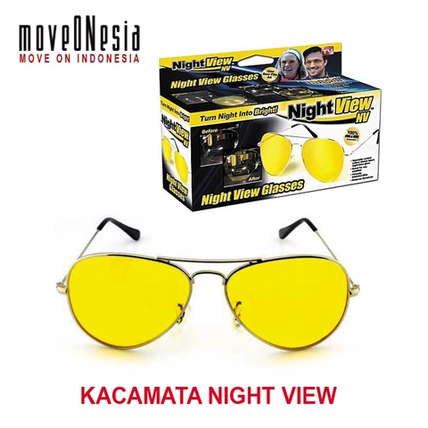 Moveonesia - Kacamata Berkendara Malam Night View NV