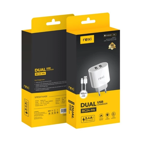 agres cell - Rexi BC24-M Dual USB Charger