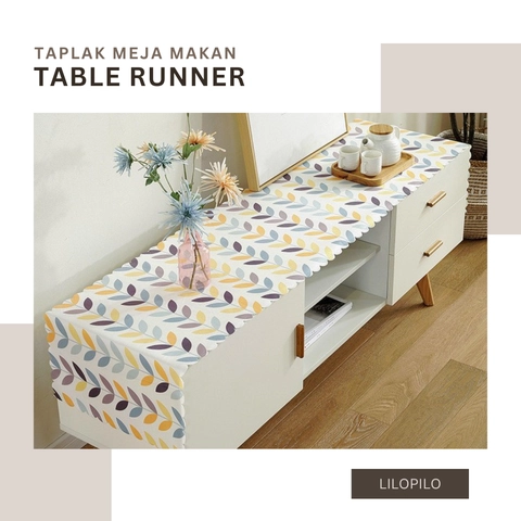 Lilopilo - Taplak Meja Makan Velvet Berudru Pastel