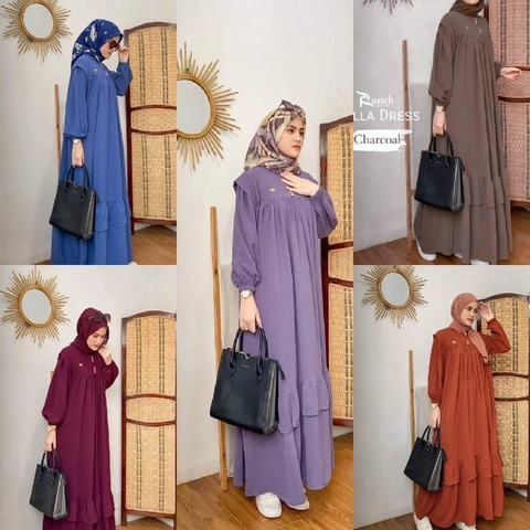 Batik Alfin - Baju wanita kalla dress model terbaru alsize