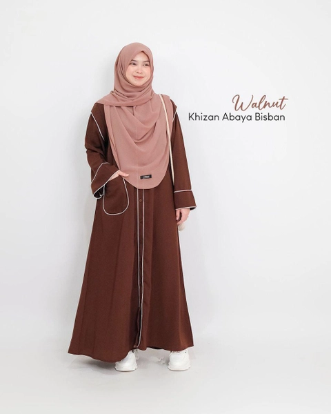 Batik Mafaza - New Abaya Khizan Simpel Keren Terbaru Sangat Nyaman Dipakai