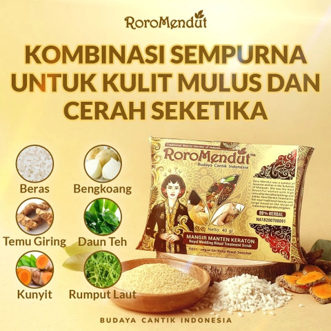 Scrub Badan Mangir Manten Perawatan Keraton