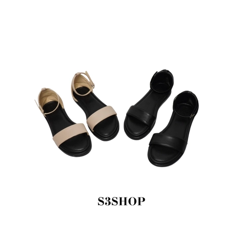 S3SHOP - Sandal Aiko S3shop Sendal Wanita Tali Premium Perempuan Karet Cewek Flat