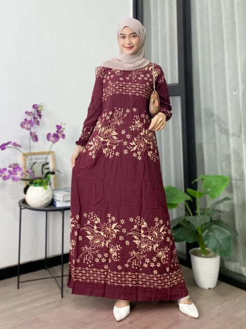 Nauriya Fashion - GAMIS BINTAN ALLSIZE JUMBO