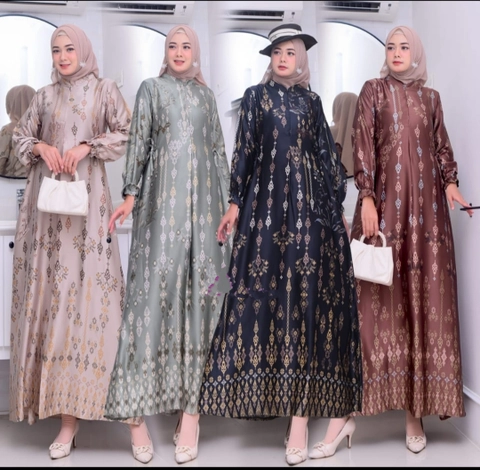 Celin Fashion [TA] - ALLSIZE XXL XXXL JUMBO GAMIS MUTIARA NOTIF