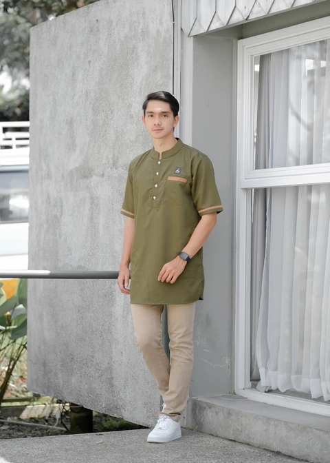 4zima - SB Abu Bakar Baju Koko Kurta Dewasa Modern Fit