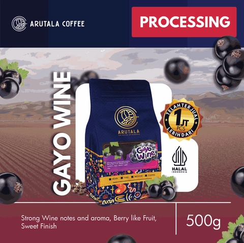 Arutala - Kopi Arabika Gayo Wine 500 gram