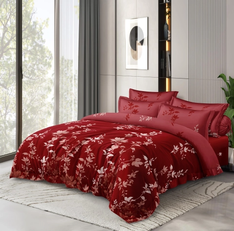 LADY ROSE OFFICIAL - Lady Rose Bed Cover Carmine
