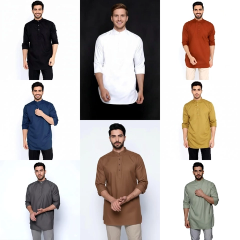 Kois Batik - Baju Koko Pria Dewasa Premium Lengan 3per4 Simpel