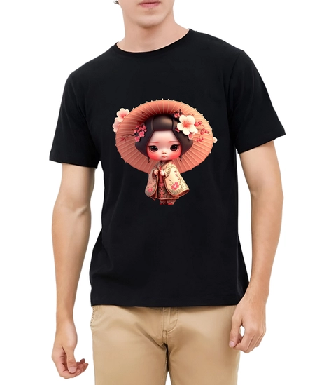 astro - Kaos Pria Gambar 3Dimensi Sakura Jepang