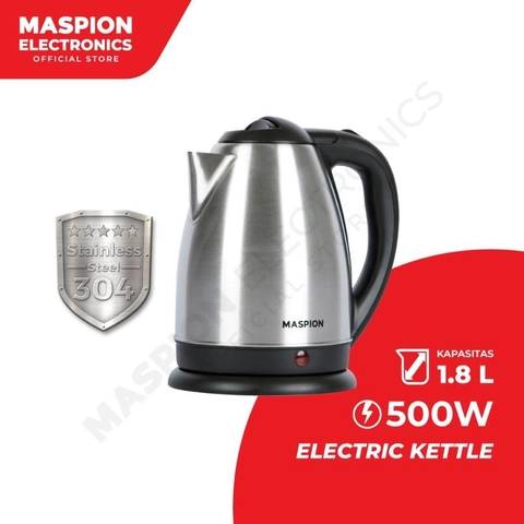 UTAMAMEGA - Maspion MEK-1802KS Kettle Listrik Teko Listrik Otomatis