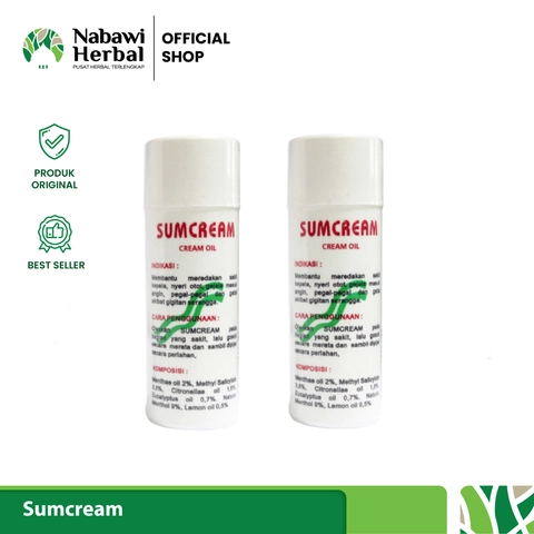 NABAWI HERBAL - Sumbawa Cream Oil Sumcream 120ml