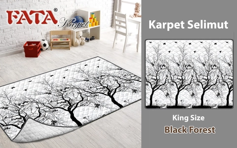 Karpet Selimut Fata 180x200 - Black Forest