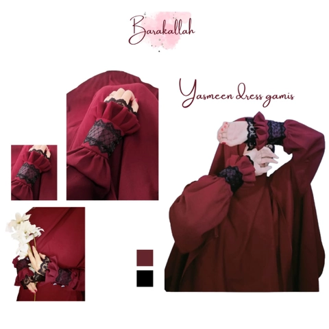 Barakallah official store - Yasmeen Dress Gamis