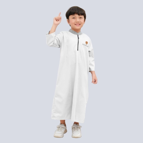 Kawan Muslim - Jubah Anak Laki Laki Lengan Panjang Premium Gamis Anak Cowok Size 1 Sampai 14 Tahun H