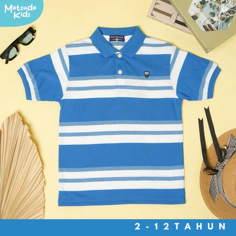 MATSUDA APPAREL - Matsuda baju kaos polo anak laki laki katun umur 2-12 Andre