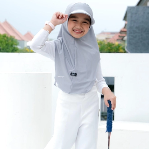 Leika - Leika- HIJAB TOPI SPORTY ANAK JERSEY PREMIUM