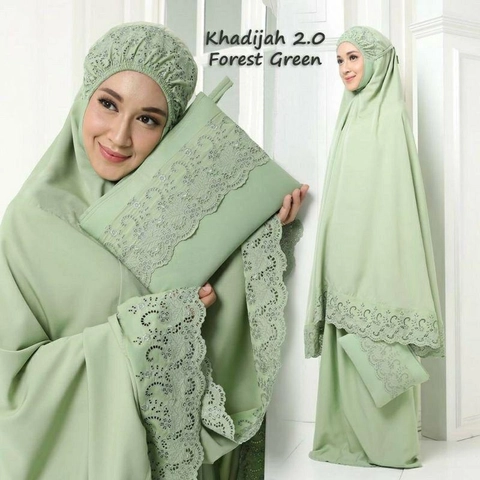 Mukena Khadijah/Mukena Premium/Mukena Dewasa/Mukena Terbaru/Mukena Traveling/Mukena Katun/Mukena Bor
