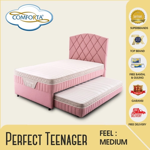 Comforta - COMFORTA Kasur Springbed Perfect Teenager Fullset 90 x 200