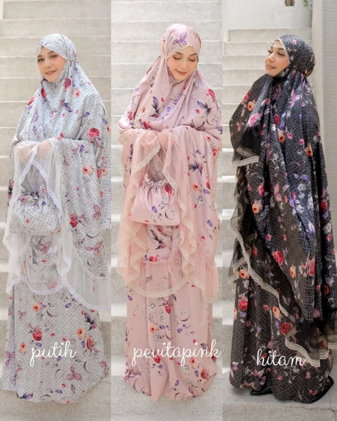 AL Irsyad Store - MUKENA DALANOVA FLOWER IN GAZA Free Parfum Mymozza