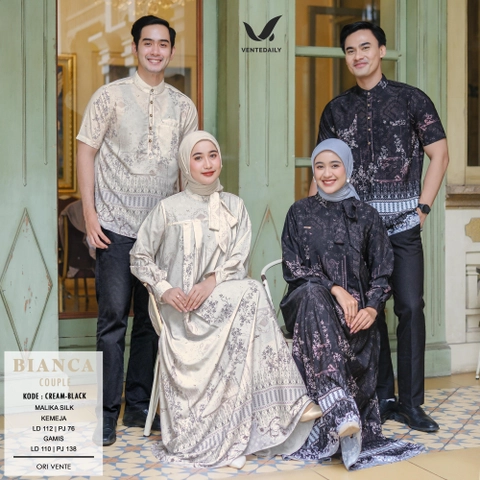 Griya Busanaku Solo - Bianca baju couple ayah ibu model terbaru