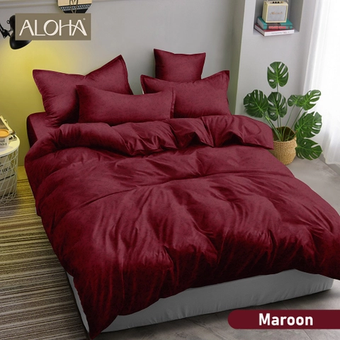 Dylan 19 [TA] - Bedcover Set Aloha Polos 180x200 - Maroon