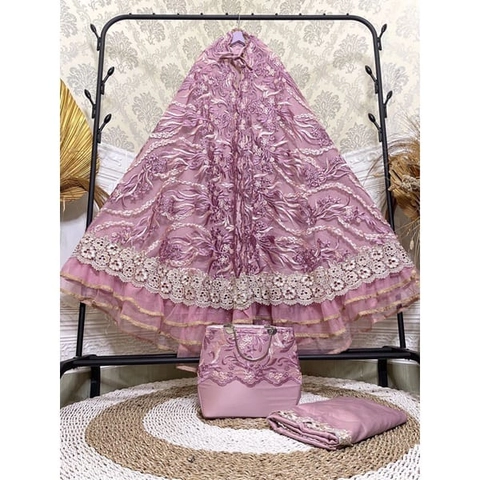 SRIAYU COLLECTION - Mukena Brukat Mewah Al-Mardiyah