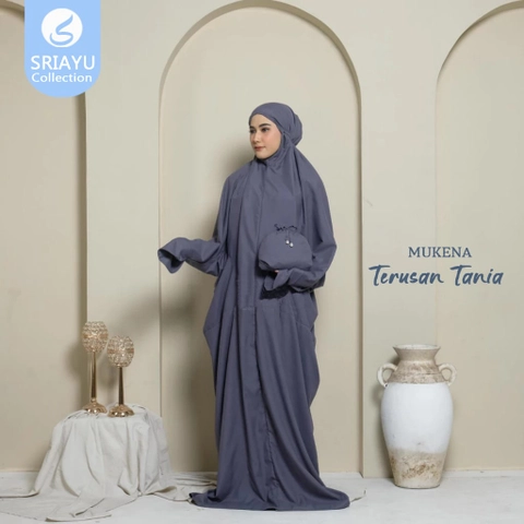 SRIAYU COLLECTION - [Buy 2 Get 1] MUKENA TERUSAN TANIA Travelling polos