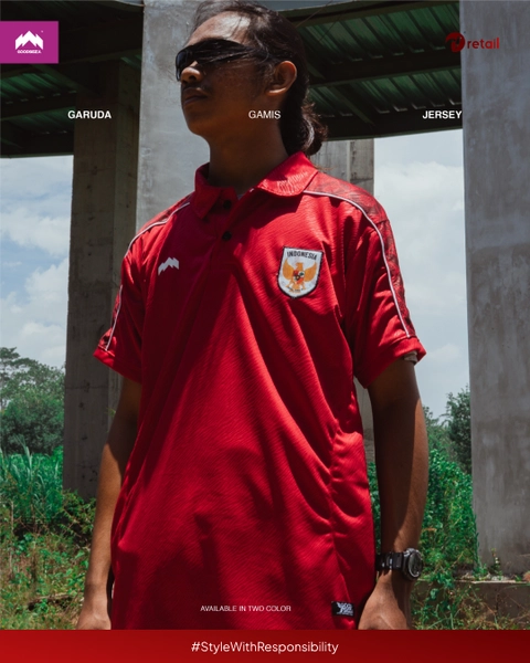Macroscope Official Store - GARUDA Gamis Jersey - Jersey Timnas Indonesia - Goodsigma Sportwear