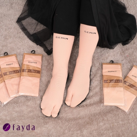 Fayda - Set Kaos Kaki Hari Alas Hitam