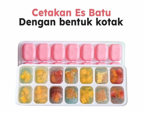 Alcante - cetakan es batu kotak