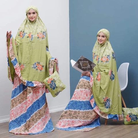 Batik Ayodha - MUKENA CAP BARPINDO PASTEL ALLSIZE