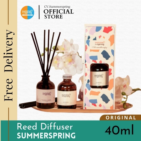 Summerspring - Reed Diffuser Summerspring pengharum Ruangan Aromatherapy