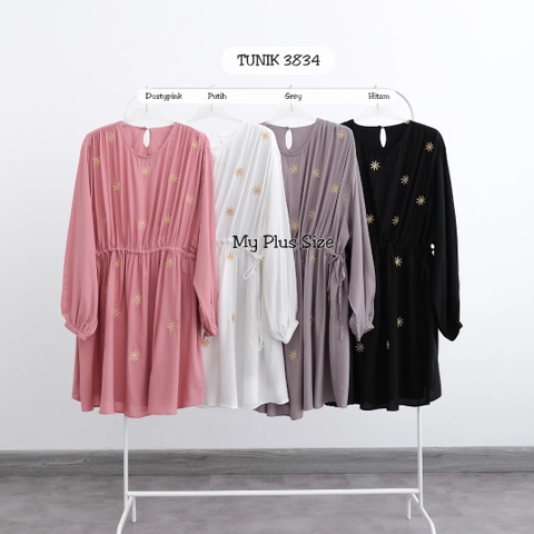 My Plus Size - Tunik Bordir Jumbo Wanita 3834 Ld 125 / 135 & 150 cm