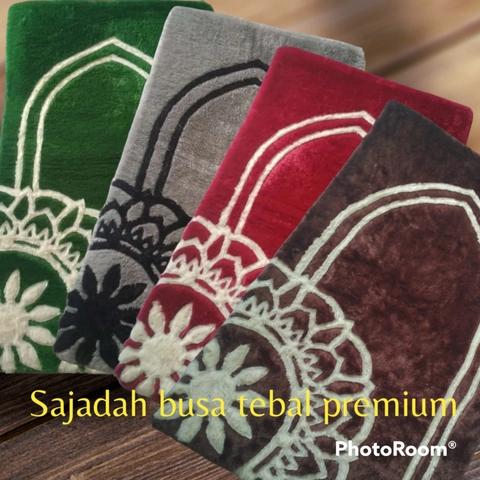Calief Gallery - sajadah bulu premium single size dewasa busa tebal alat sholat