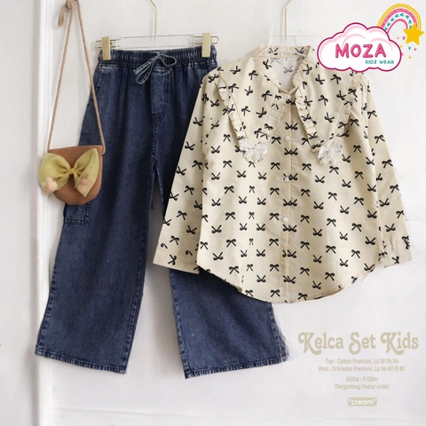 Griya Busanaku Solo - Set anak perempuan usia 8-12th / Kelca - Madya Set Kids