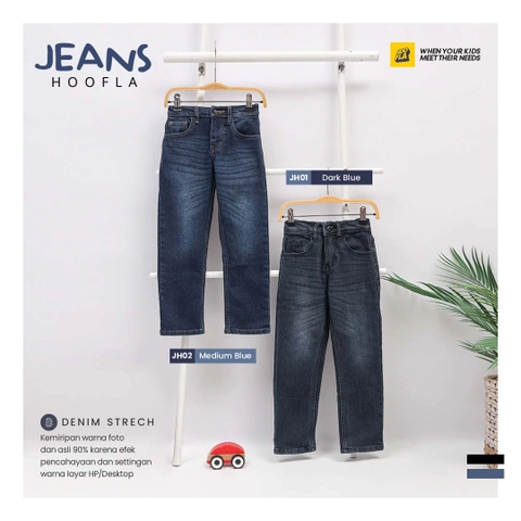 EVM Stockist - Hoofla - celana jeans anak laki laki panjang denim strech (JH)