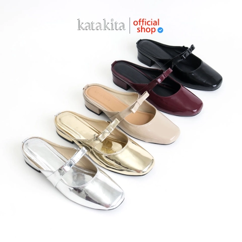 Katakita - Katakita Diora Mules Wanita / Sepatu hak wanita 3cm