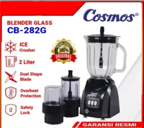 Rizki Electronics - BLENDER COSMOS 3IN1 CB-282G 2L