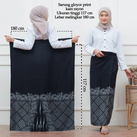 Ks muslim fashion - Sarung Santriwati WANITA sarung Gloyor Halus Adem Nyaman Dipakai