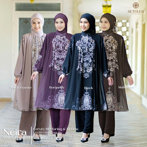 Griya Busanaku Solo - Neira #8 setelan wanita dewasa / atasan+bawahan+jilbab