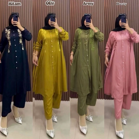 Khisna collection - Oneset tunik Davinca kekinian