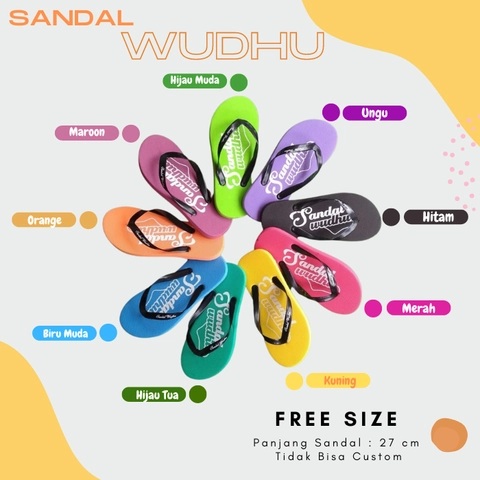 Sandal Jepit Wudhu Dewasa Untuk Masjid Musholla Pesantren Wakaf Infaq Sedekah