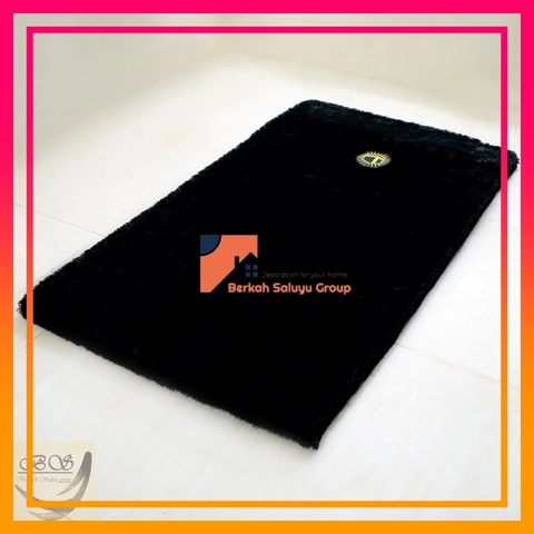 Berkah Saluyu - Sajadah Bulu Rasfur 115x65x3-4cm motif premium dan nyaman HM