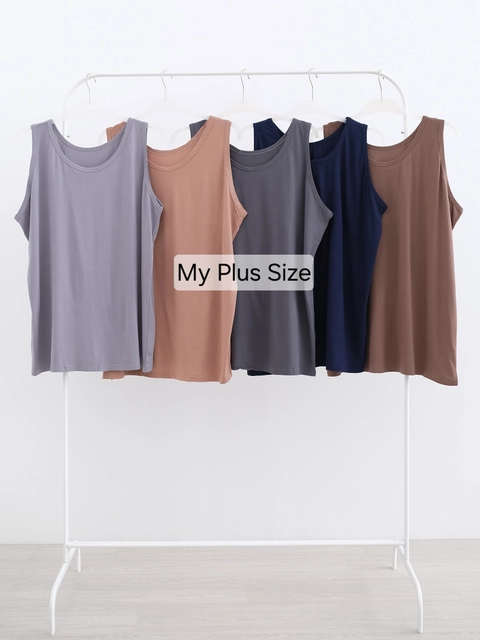 My Plus Size - Tanktop Inner Premium Super Jumbo Wanita